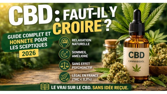 CBD : Faut-il y croire ? Guide complet et honnête pour les sceptiques (2026)